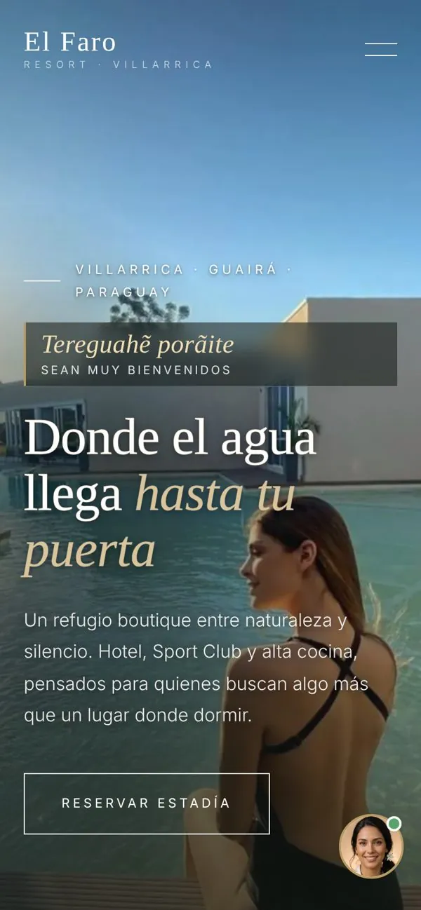 El Faro Resort en el móvil