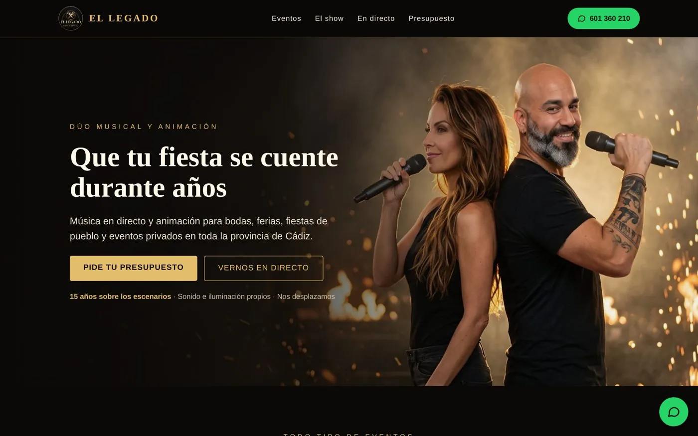 Web de El Legado